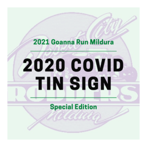 Geralds Covid Year 2020/2021 - Tin Sign (for those seeking continuity)